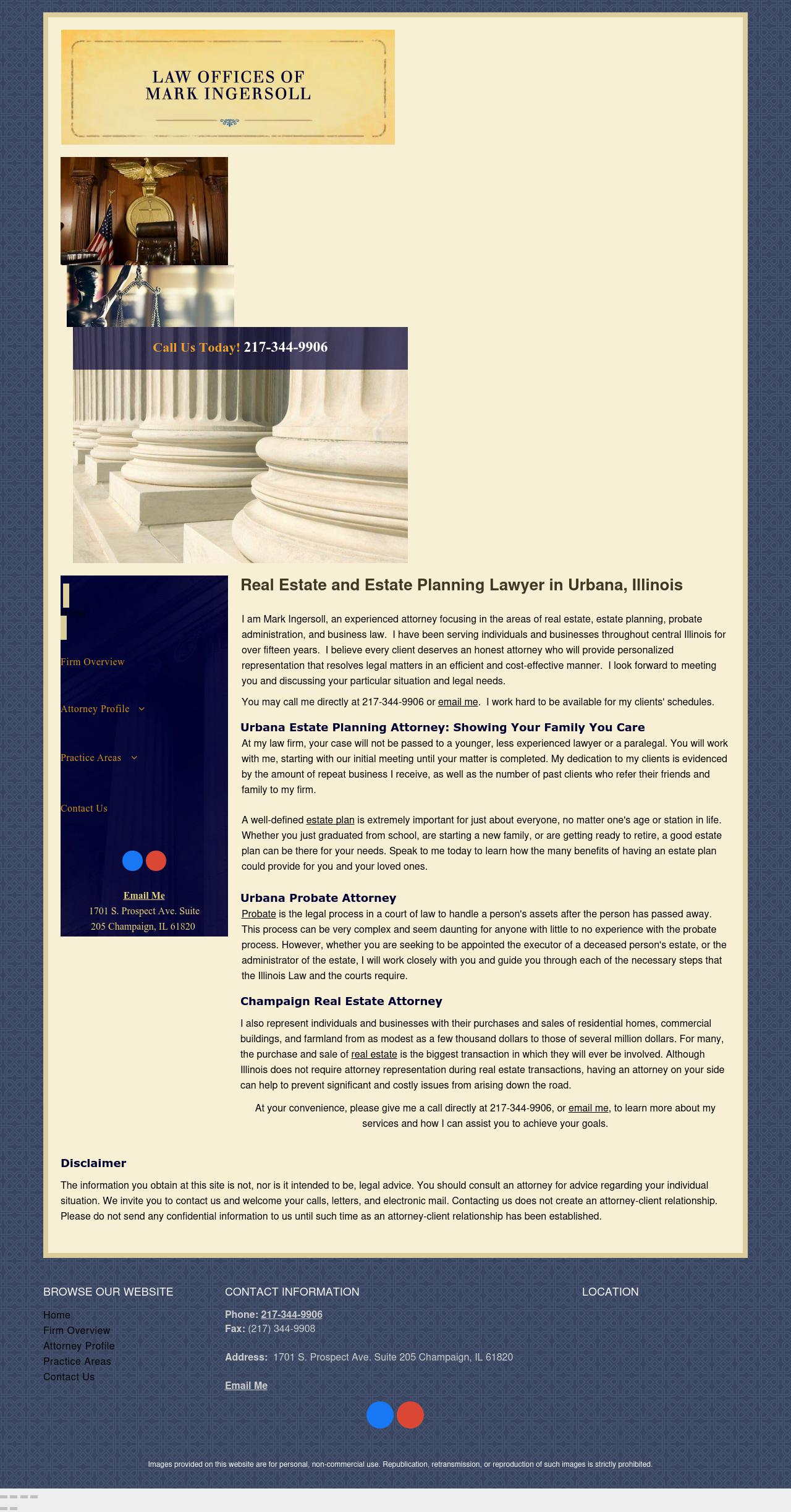 Law Offices of Mark Ingersoll - Urbana IL Lawyers