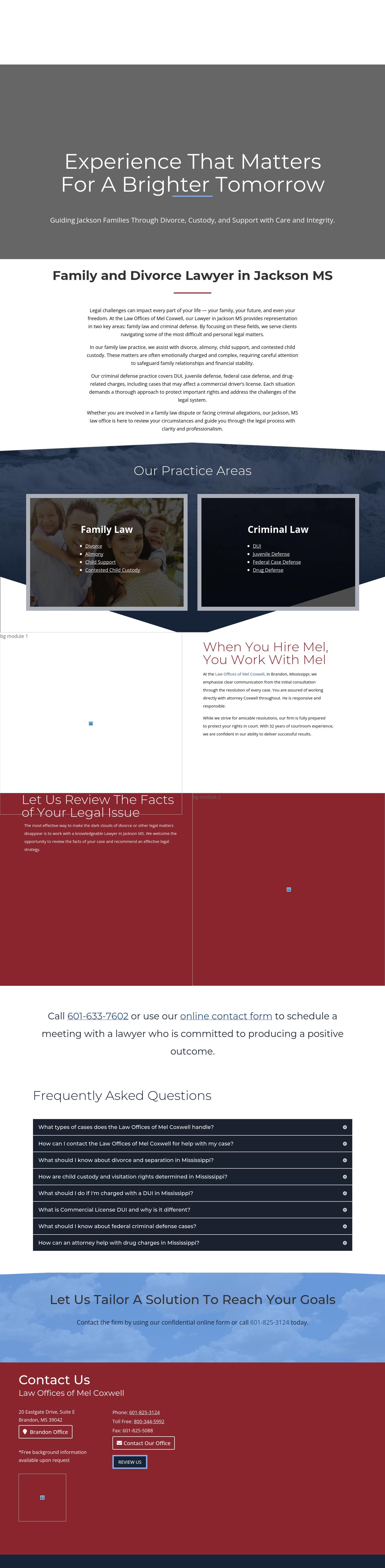 Law Offices of Mel Coxwell - Brandon MS Lawyers