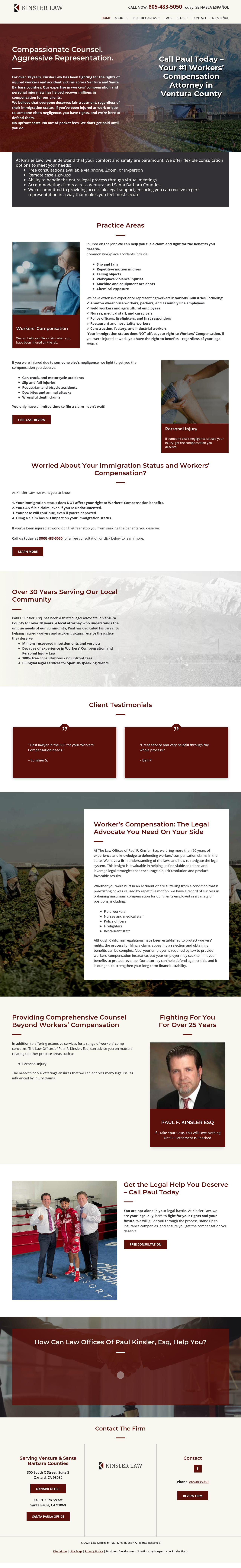 Law Offices of Paul F. Kinsler - Santa Paula CA Lawyers