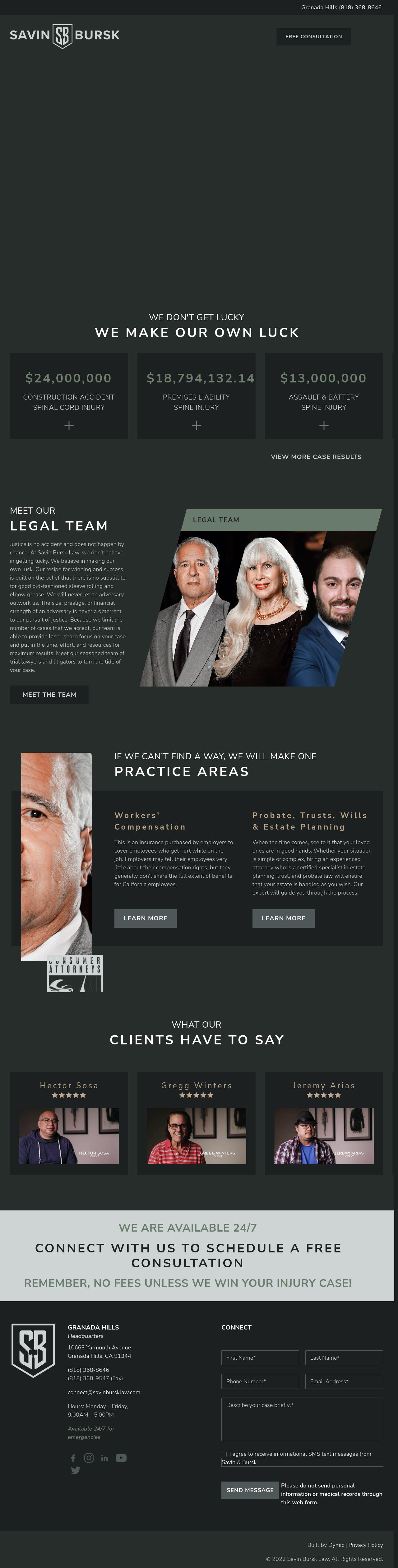 Law Offices of Savin & Bursk - Granada Hills CA Lawyers