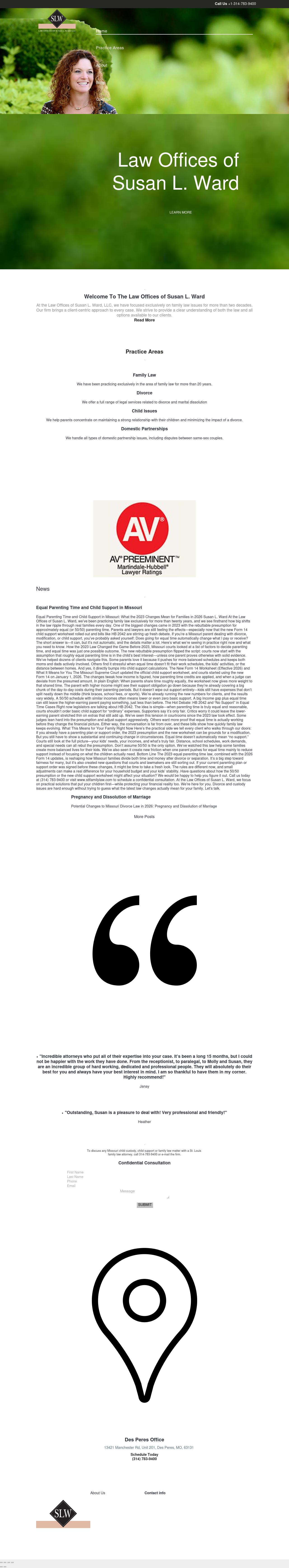 Law Offices of Susan L. Ward LLC - Clayton MO Lawyers