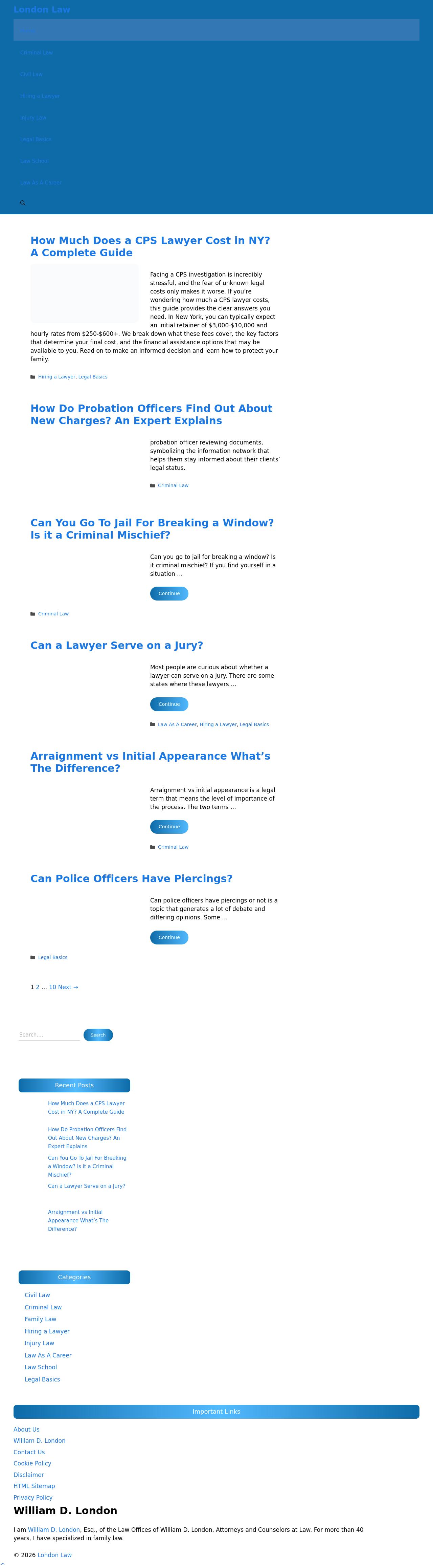 Law Offices of William D. London - White Plains NY Lawyers