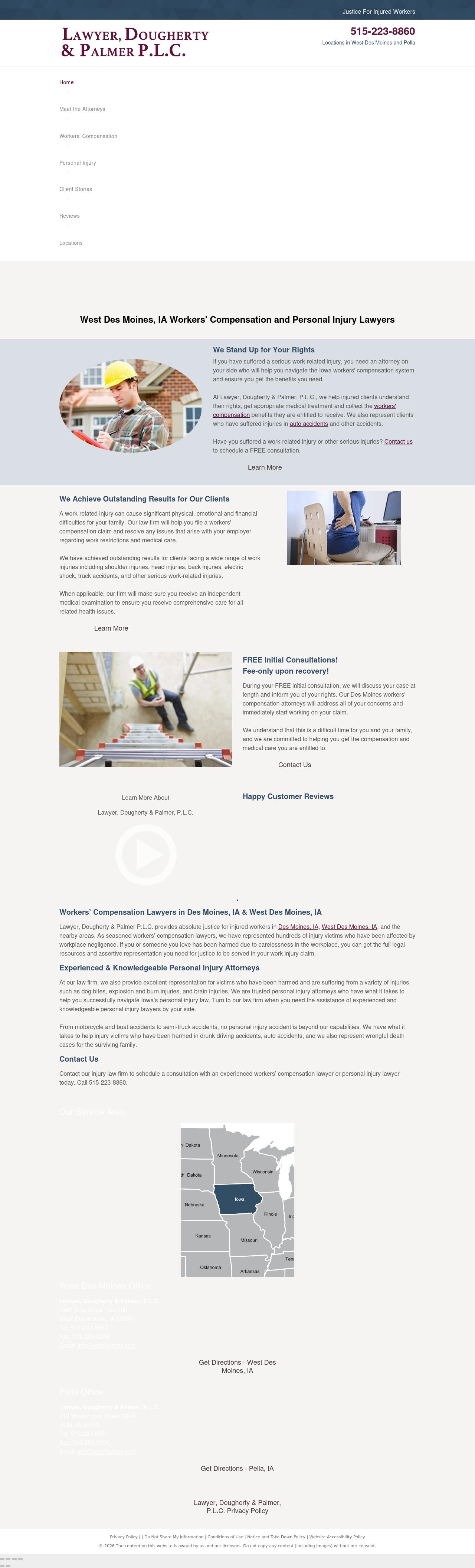 Lawyer, Dougherty, Palmer & Flansburg, P.L.C. - West Des Moines IA Lawyers