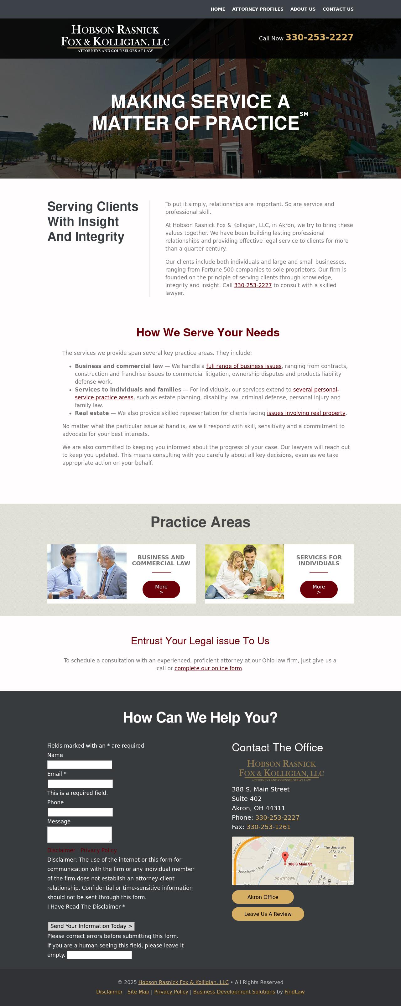 Leiby Hanna Rasnick Towne Evanchan Palmisano & Hobson LLC - Akron OH Lawyers