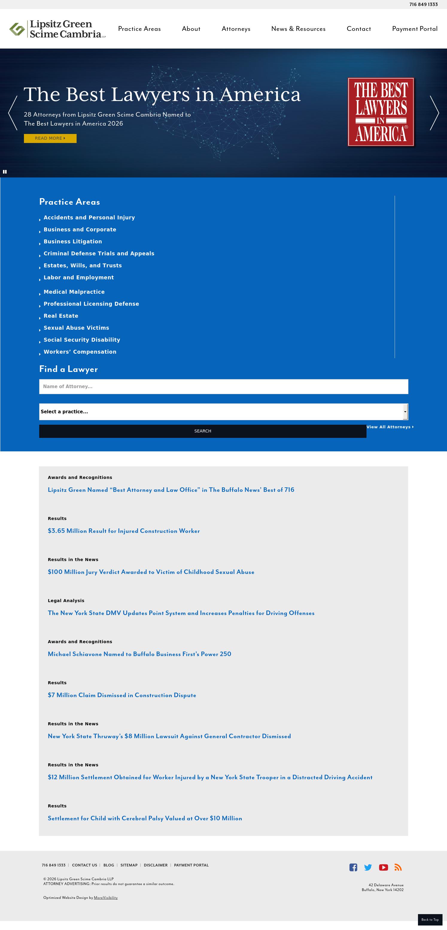 Lipsitz Green Scime Cambria LLP - Buffalo NY Lawyers