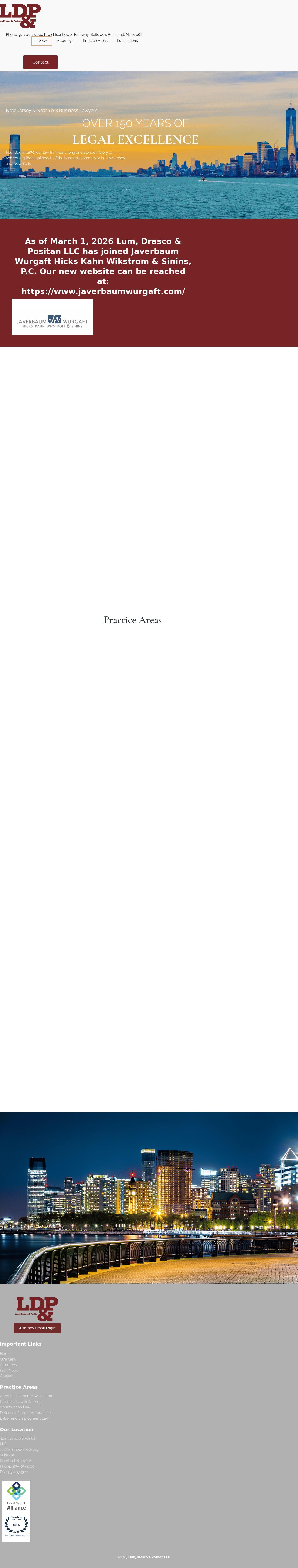 Lum, Drasco & Positan, LLC - Roseland NJ Lawyers