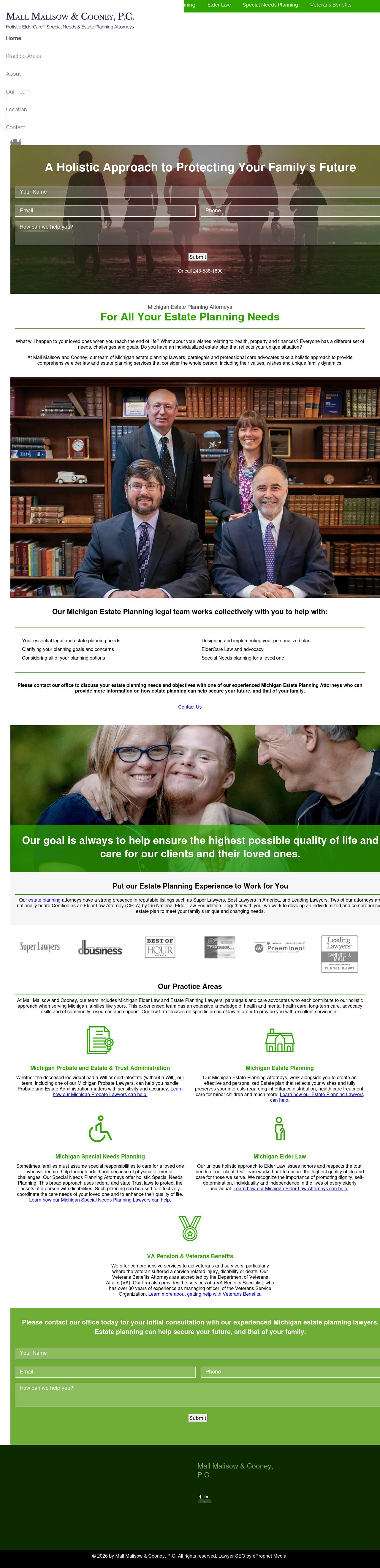 Mall Malisow & Cooney, P.C. - Farmington Hills MI Lawyers