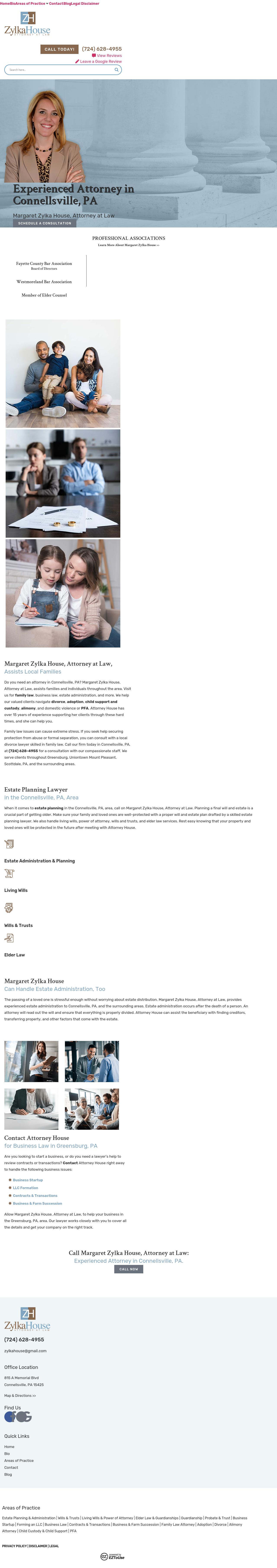 Margaret Zylka House, Attorney at Law - Connellsville PA Lawyers