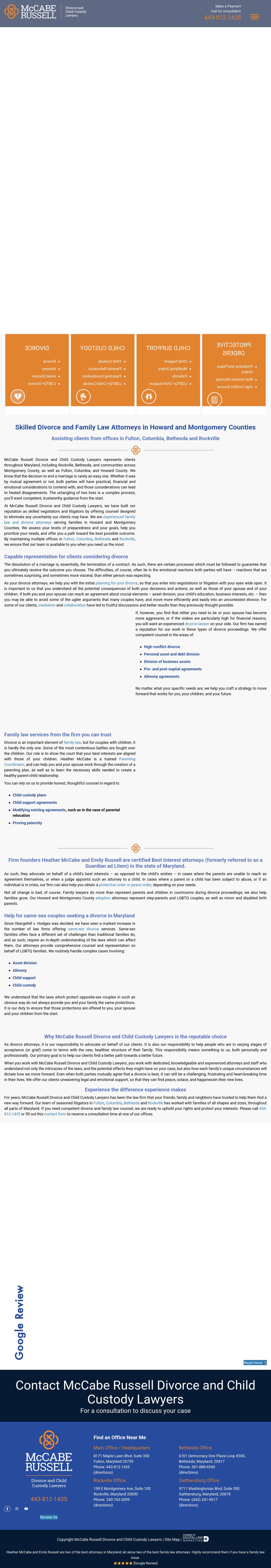 McCabe Russell Progressive Family Law - Rockville MD Lawyers