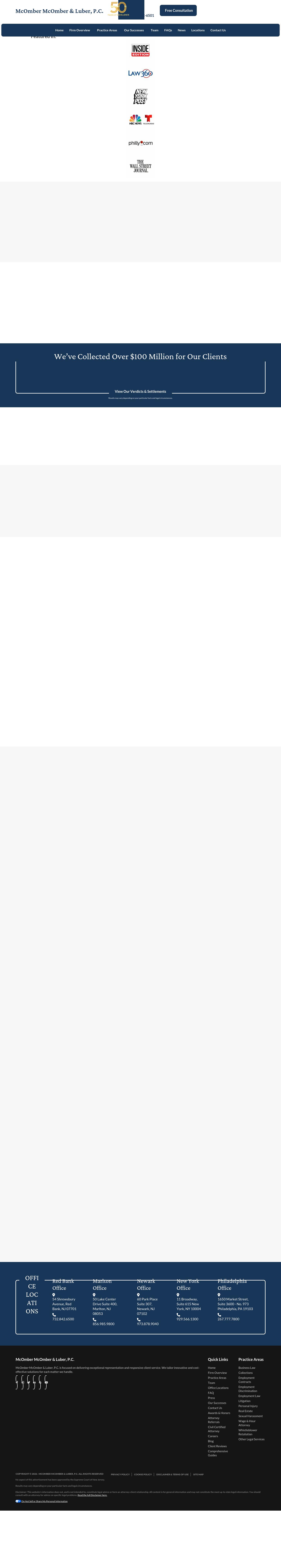 McOmber & McOmber, P.C. - Red Bank NJ Lawyers