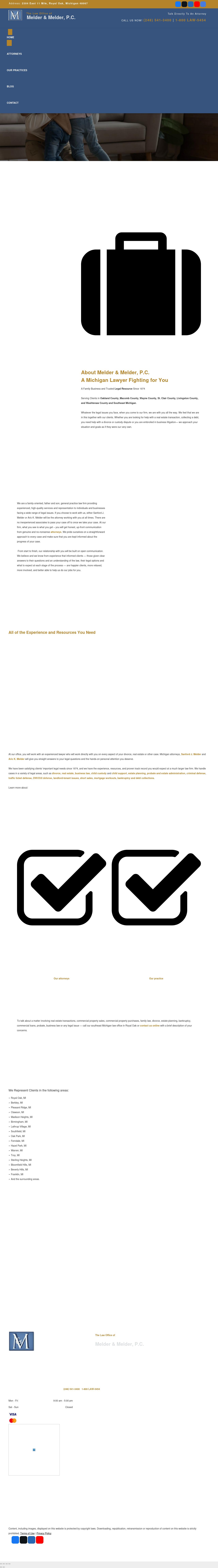 Melder & Melder, P.C. - Royal Oak MI Lawyers