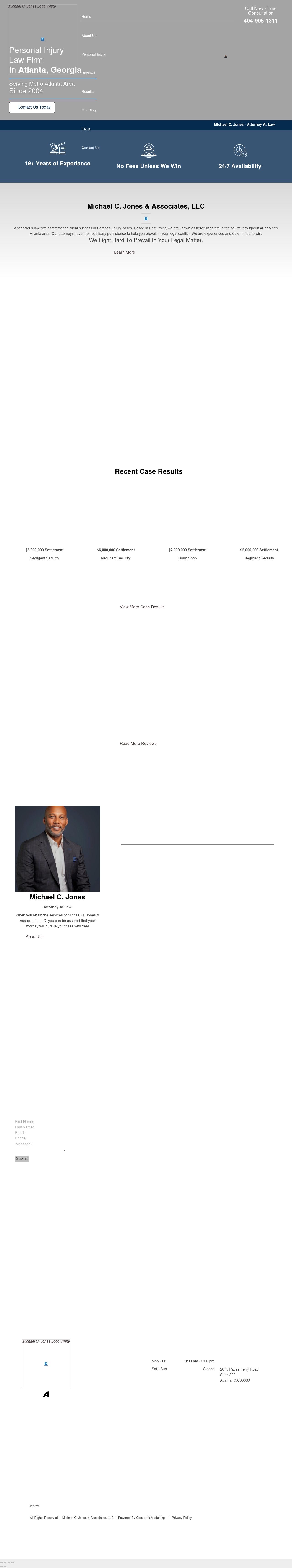 Michael C. Jones & Associates, LLC - Atlanta GA Lawyers