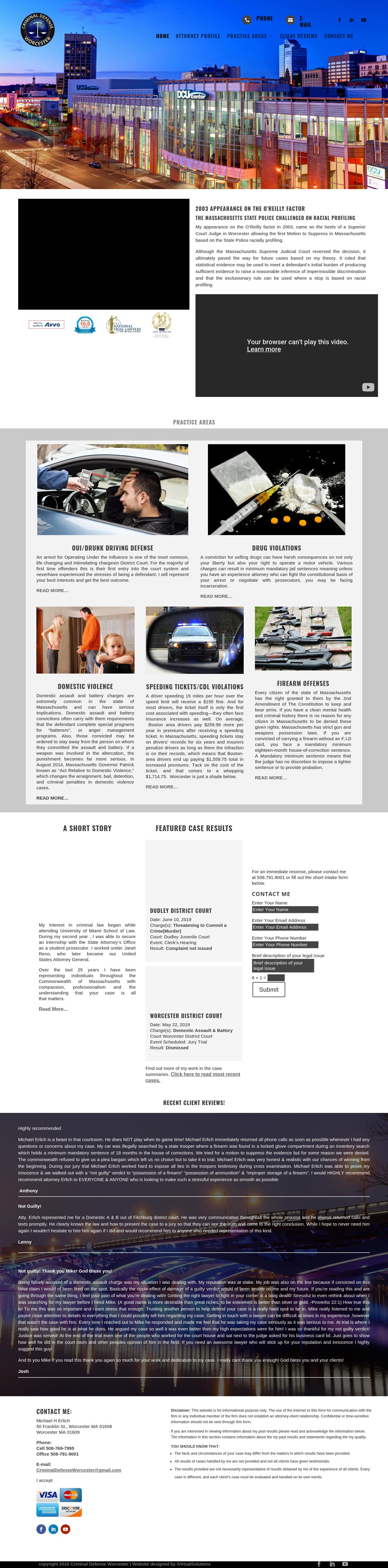 Michael H. Erlich - Worcester MA Lawyers