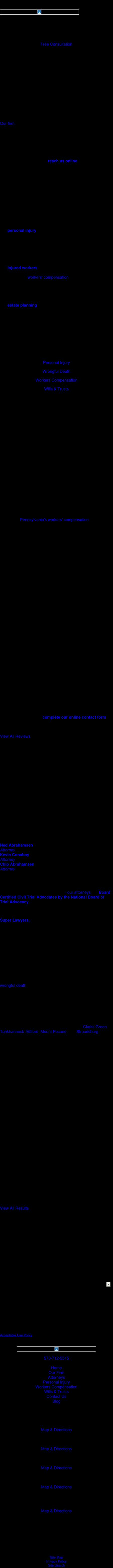 Abrahamsen, Conaboy & Abrahamsen, P.C. - Mount Pocono PA Lawyers