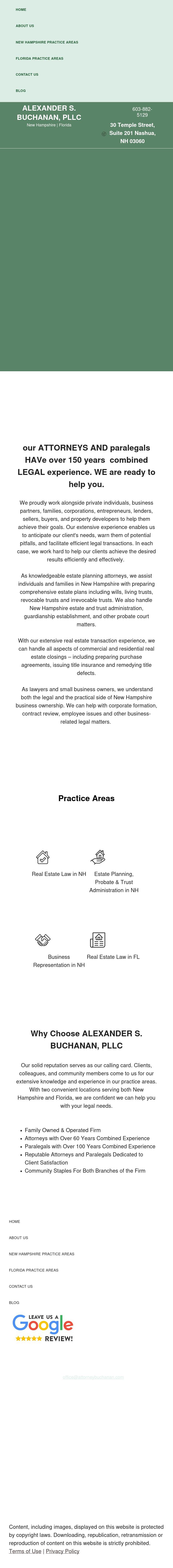Alexander S. Buchanan, PLLC - Nashua NH Lawyers