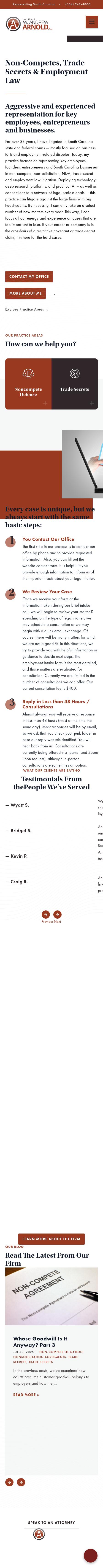 Andy Arnold, Attorney at Law - Greenville SC Lawyers