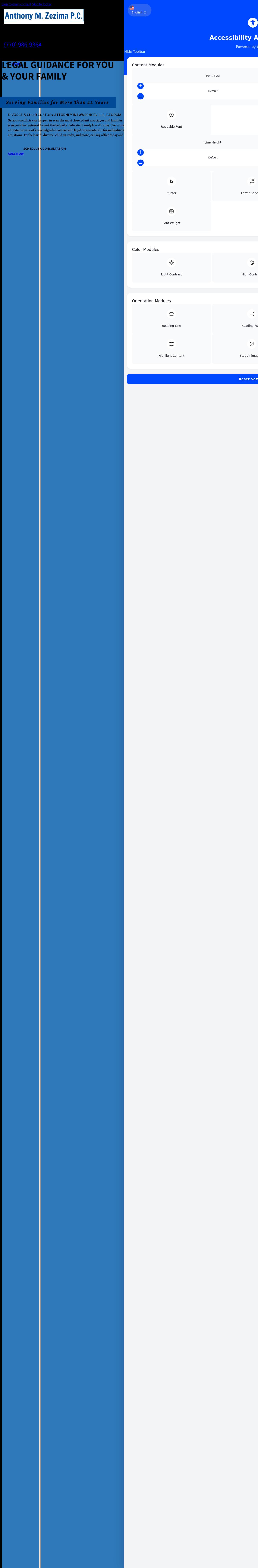 Anthony M. Zezima, P.C. - Atlanta GA Lawyers