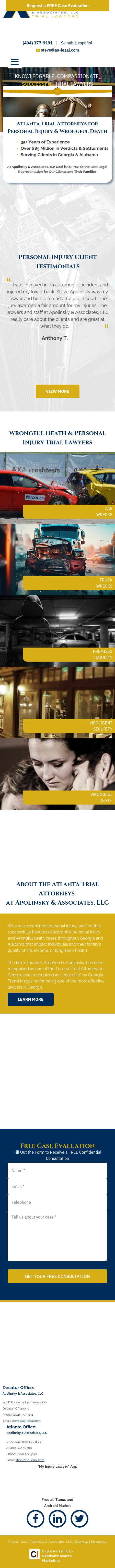 Apolinsky & Associates, LLC - Decatur GA Lawyers