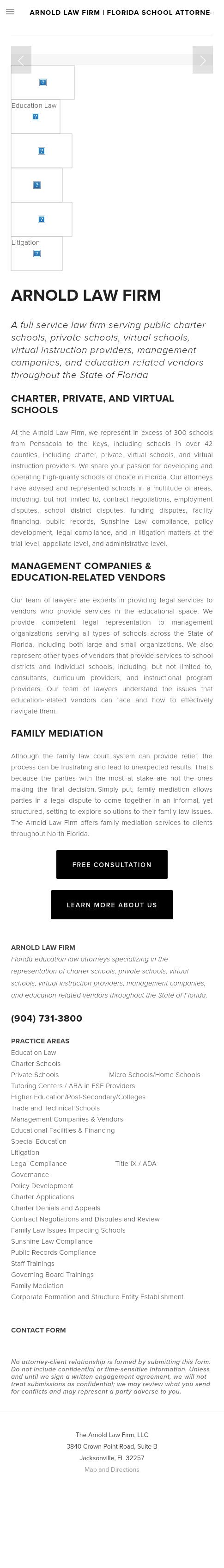 Arnold Law Firm - Brunswick GA Lawyers