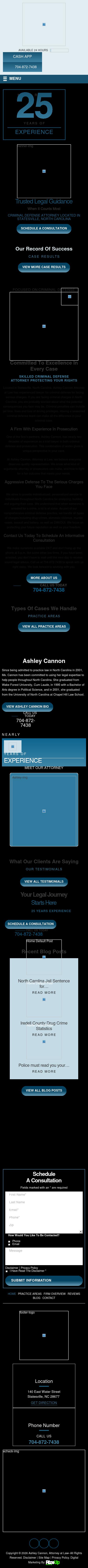 Ashley Cannon, Attorney at Law, PLLC - Statesville NC Lawyers