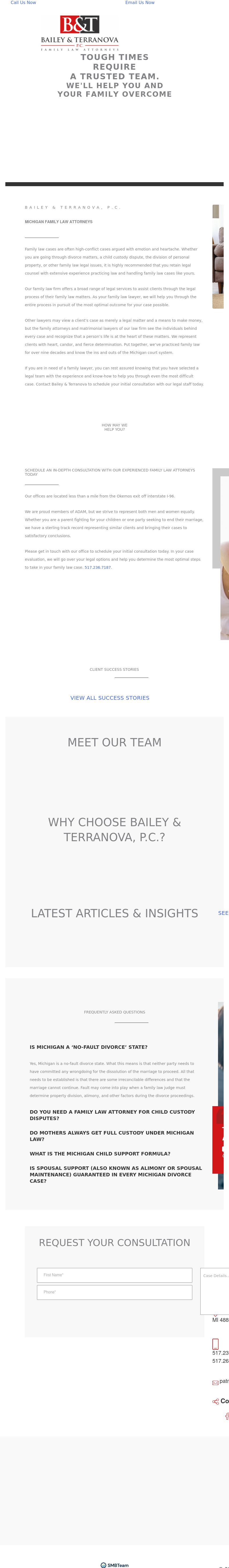 Bailey Smith & Bailey PC - Okemos MI Lawyers