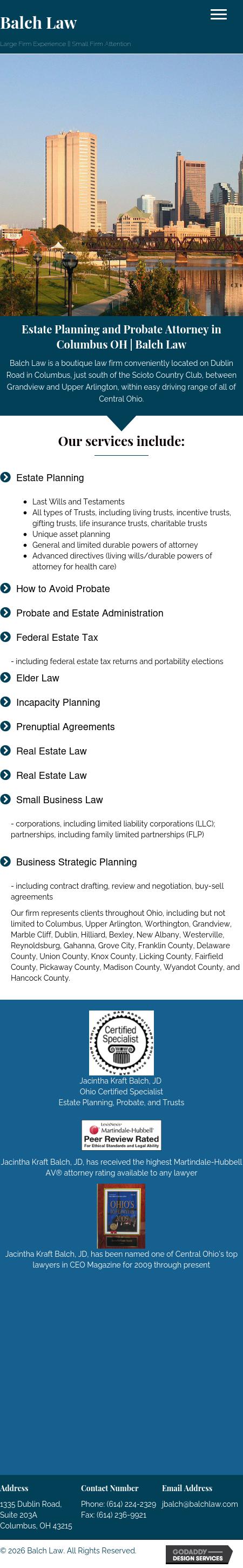 Balch Law - Columbus OH Lawyers