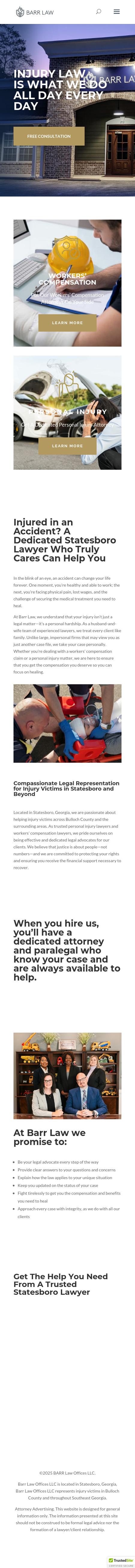 Barr Law Offices LLC - Statesboro GA Lawyers