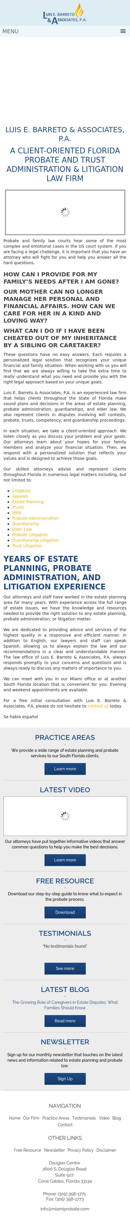 Barreto & Romero, P.A. - Miami FL Lawyers