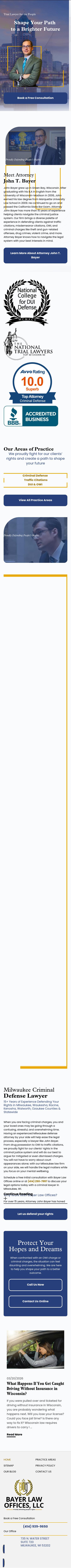 Bayer Law Offices - Milwaukee WI Lawyers