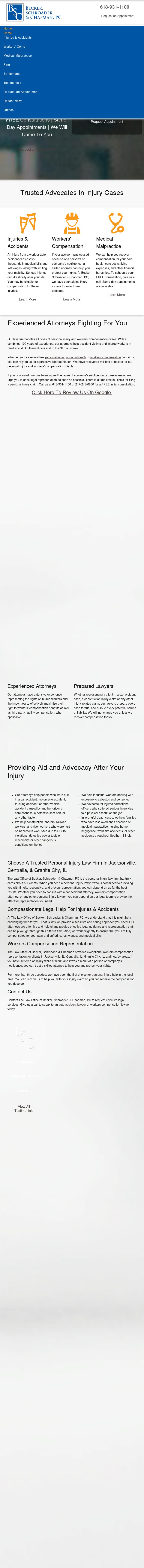 Becker, Schroader & Chapman, P.C. - Granite City IL Lawyers