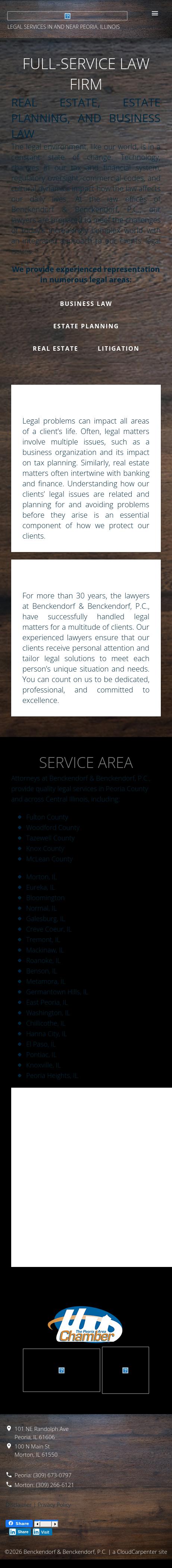 Benckendorf & Benckendorf, P.C. - Morton IL Lawyers