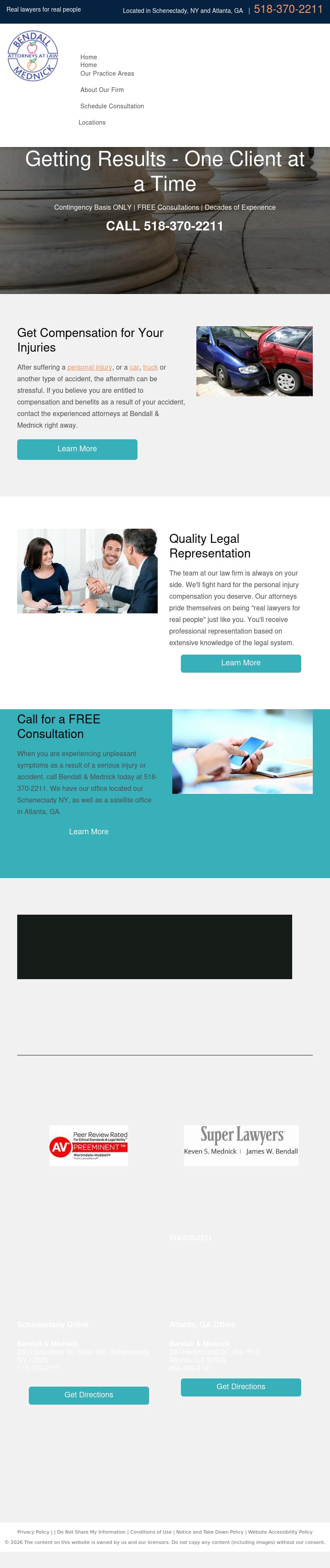 Bendall & Mednick - Schenectady NY Lawyers