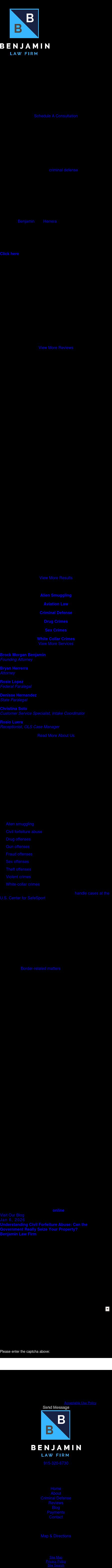 Benjamin Law Firm - El Paso TX Lawyers