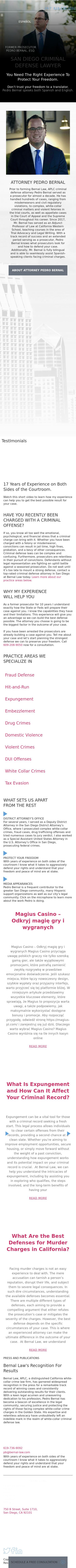 Bernal Law, APLC - San Diego CA Lawyers