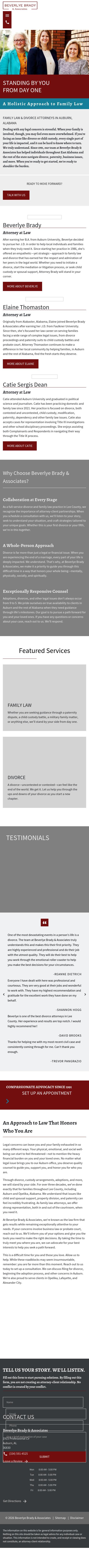 Beverlye Brady and Associates, Attorneys at Law - Auburn AL Lawyers