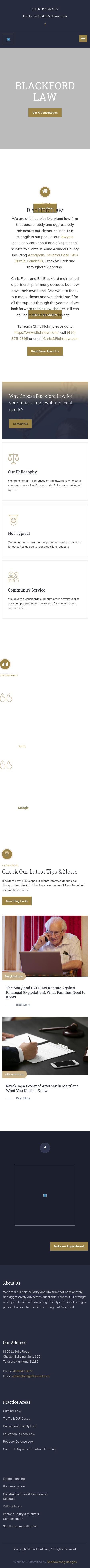 Blackford & Flohr, LLC - Severna Park MD Lawyers