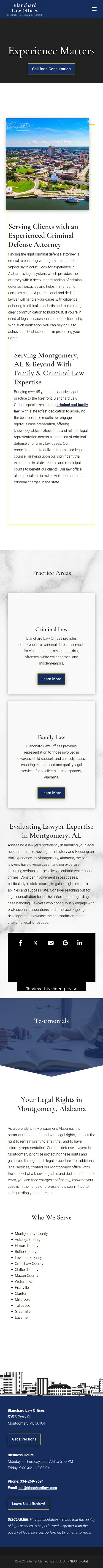 Blanchard Law Offices - Montgomery AL Lawyers