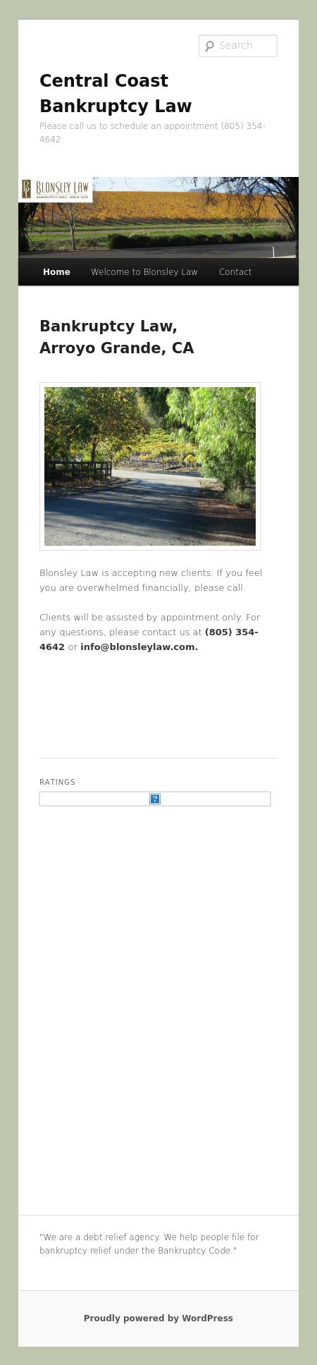 Blonsley Law - Arroyo Grande CA Lawyers