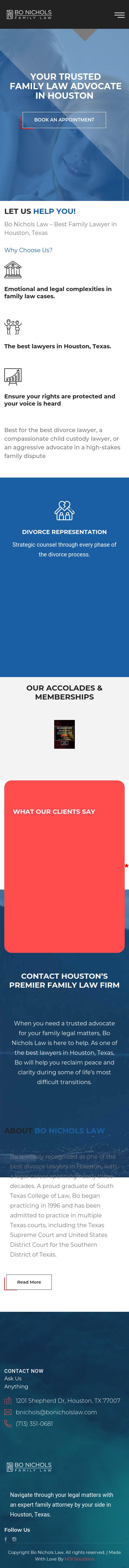 Bo Nichols Law Firm - Houston TX Lawyers