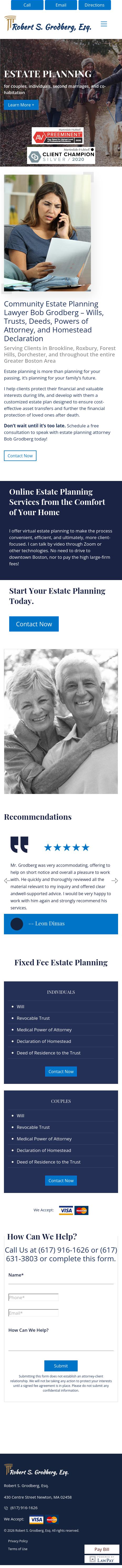 Law Offices of Robert S. Grodberg - Jamaica Plain MA Lawyers