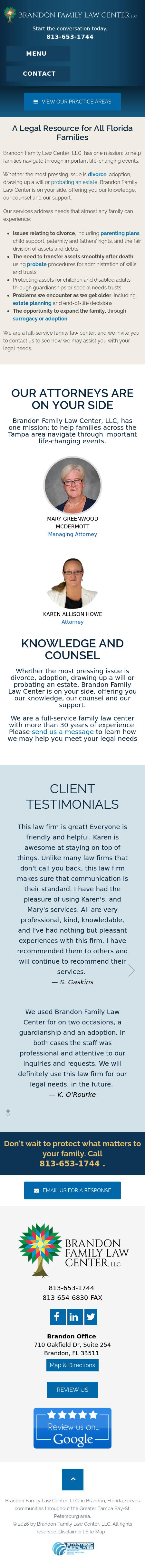 Brandon Family Law Center, LLC - Brandon FL Lawyers