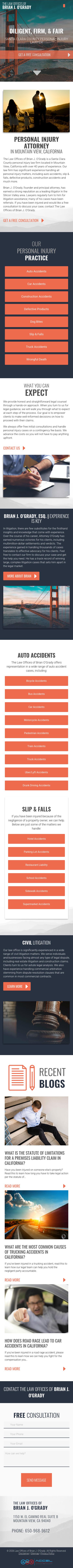 Brian J. O'Grady - Mountain View CA Lawyers