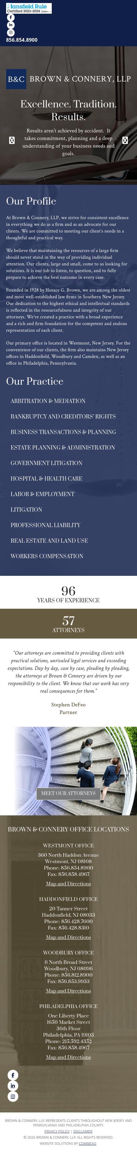 Brown & Connery, LLP - Philadelphia PA Lawyers