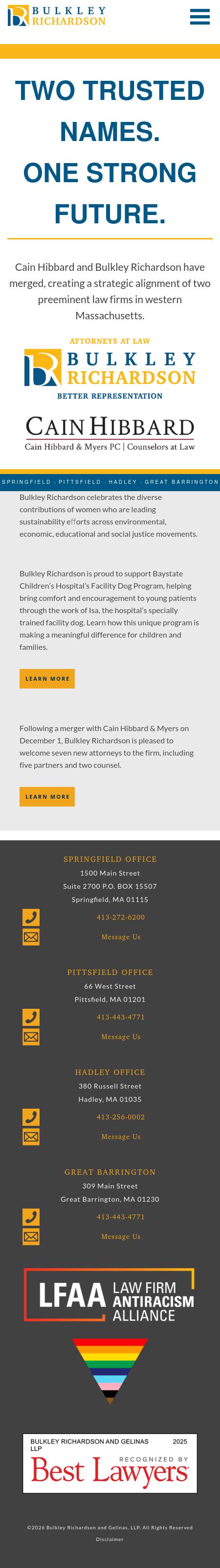 Bulkley, Richardson and Gelinas, LLP - Boston MA Lawyers