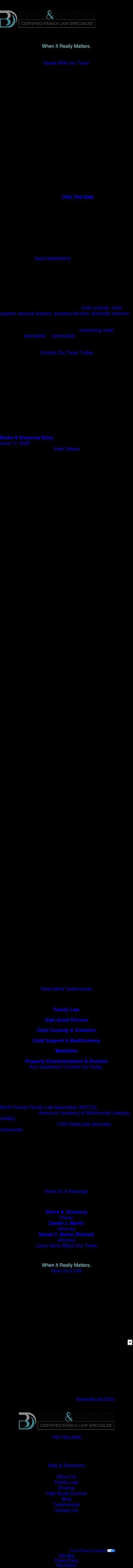 Burke & Domercq, LLP - Carlsbad CA Lawyers