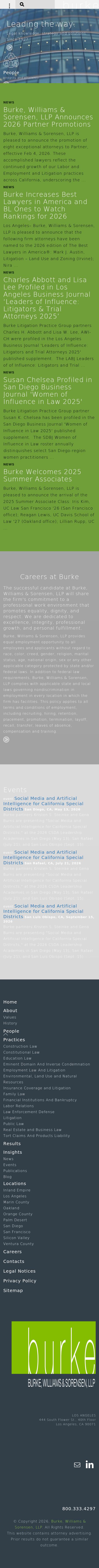 Burke, Williams & Sorensen, LLP - Camarillo CA Lawyers