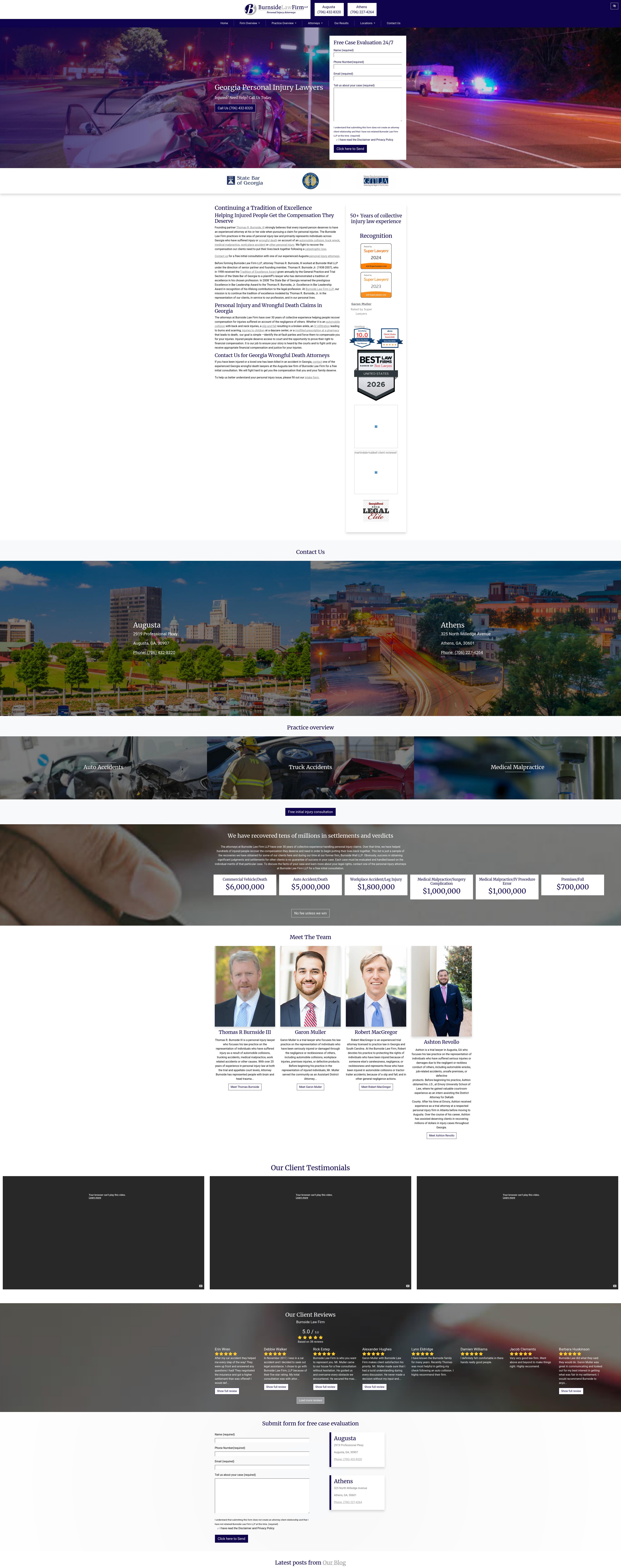 Burnside Law Firm LLP - Augusta GA Lawyers