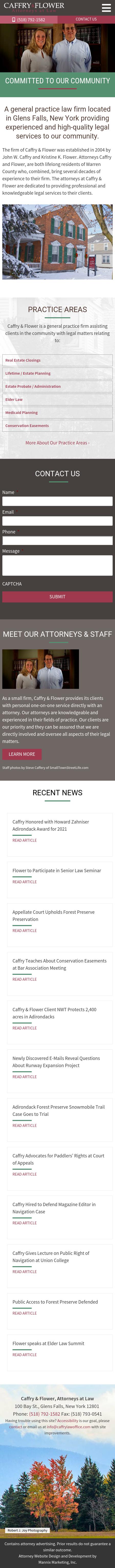 Caffry & Flower - Glens Falls NY Lawyers
