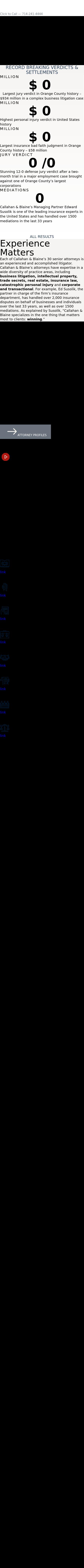 Callahan & Blaine - Santa Ana CA Lawyers