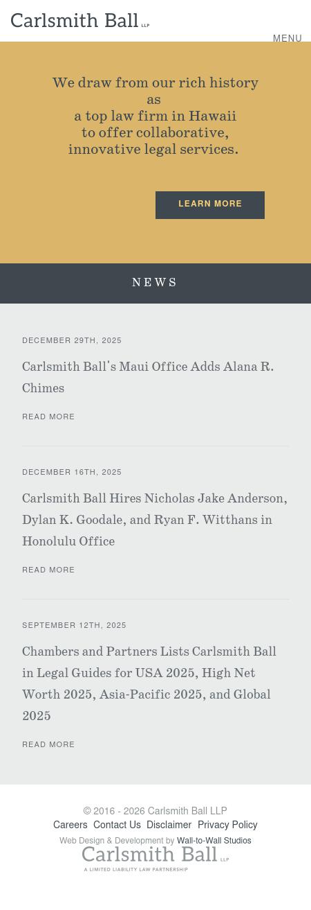 Carlsmith Ball LLP - Los Angeles CA Lawyers